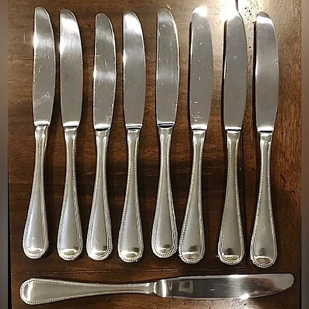 TOWLE Stainless Steel Beaded Antique Flatware